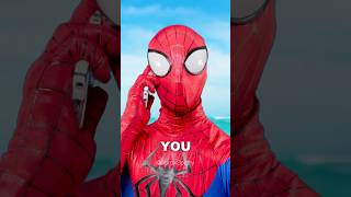 ILL CALL YOU BACK😳 spiderman shorts funny viral trending zackdfilms [upl. by Patterson]