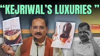 Delhi  quotKejriwals GoldPlated Toilet Seat And Wash Basinquot Says BJP President Virendra Sachdeva [upl. by Oremoh645]