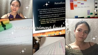 vlog mi semana de exámenes finales de 4to trimestre de psicología 🧠 Marbeth Vega [upl. by Susi]