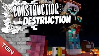 EL LADO MALO DE iTownGamePlay  quotCONSTRUCTION amp DESTRUCTIONquot  Mega Construcciones en Minecraft [upl. by Ahsikcin]