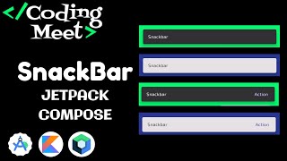 How to Implement SnackBar in Jetpack Compose  Android Studio Tutorial [upl. by Ztnarf288]