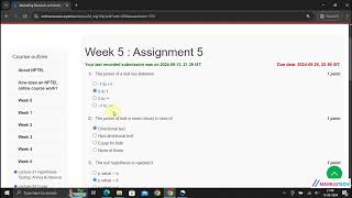 NPTEL Marketing Research and Analysis Week5 Assignment5 Solution August 2024 [upl. by Niriam345]