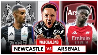 Newcastle 10 Arsenal  Premier League  Watchalong W Troopz [upl. by Ecinehs341]