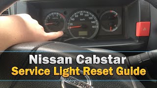 Nissan Cabstar Service Light Reset [upl. by Templa487]