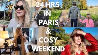 Cosy Weekend at Home amp 24 Hours in PARIS [upl. by Adnama]