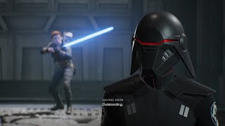 Star Wars Jedi Fallen Order  PS5  Part 13  Tomb of Miktrull  Second Sister Boss Round 2 [upl. by Martica944]