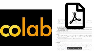 Convert ipynb notebook to pdf  Google Colab [upl. by Goober808]