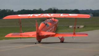 Sean Tucker aerobatics in his new Challenger III Biplane cutting ribbons at KHWY on 51911 [upl. by Sy409]