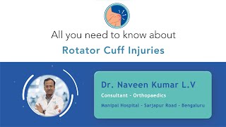 All You need to know about Rotator Cuff Injury  Dr Naveen Kumar LV  Manipal Hospital Sarjapur [upl. by Eibbed250]