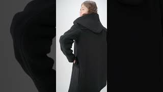 Black Duffle Coat Womens [upl. by Adirem]