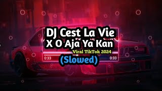 DJ Cest La Vie X O Aja Ya Kan Slowed  DJ Viral TikTok 2024 [upl. by Ymer]