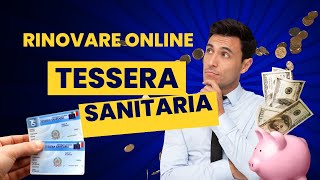 RINNOVO TESSERA SANITARIA ONLINE ORADINARE DA CASA [upl. by Aarika]