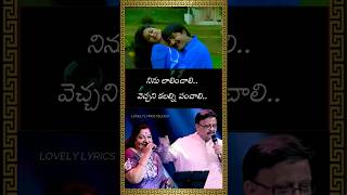 Nee Kosam  Naa Oopirilo  Preyasi Raave Songs lovelylyricstelugu spb kschithra mmsrilekha [upl. by Oileduab]