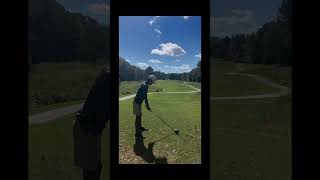 400 yard hole 245 drive Not the best swing but it worked [upl. by Xonel138]