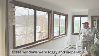 Pella Impervia Window Installation New Fairfield CT [upl. by Gobert]