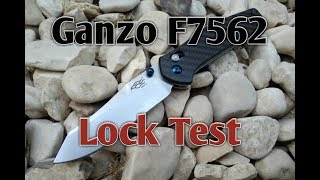 Ganzo Firebird G756 F7562 EDC Knife Overview  Lock Test [upl. by Rammaj]