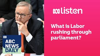 What is Labor rushing through parliament  ABC News Daily podcast [upl. by Alehs]