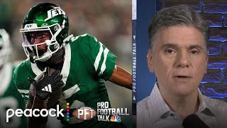 Garrett Wilson insists New York Jets’ offense knows their identity  Pro Football Talk  NFL on NBC [upl. by Eedolem]