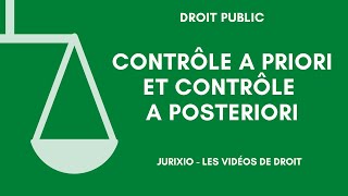 Le contrôle de constitutionnalite a prioria posteriori [upl. by Rabassa426]