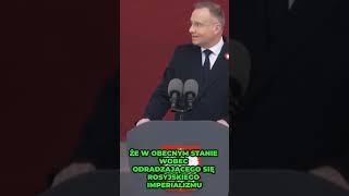 Rosyjski imperializm się odrodził Andrzej Duda rosja [upl. by Lenuahs]