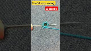 Learn to fix Hole in clothes sew sewingtips youtubeshort viralvideo [upl. by Aratihc]