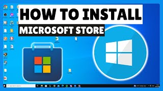 How To Install Microsoft Store In Windows 10 2024 [upl. by Claude]