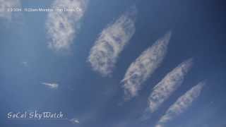 Directed Energy Weather Control HAARP Wave Cloud Timelapse [upl. by Arika326]