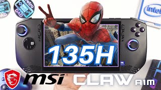 MSI Claw – Core Ultra 5 135H  InDepth Review  Benchmarks Teardown PC Games Emulation [upl. by Alleyne]