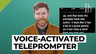 We Tested the Free Teleprompter App Telepromptme That Follows Your Voice [upl. by Yetak]