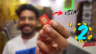 JIO eSIM activation How to activate your JIO eSIM from Physical sim at Home [upl. by Tatiana712]