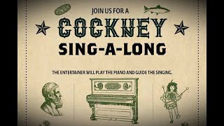 COCKNEY SING A LONG  THE LAMBETH WALK  Sung by Cockney People in a London Pub [upl. by Notgnirra632]