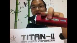 Hebe Titan II dry herb vaporizer Marijuana products operative skills  instructions for use [upl. by Adrianne]