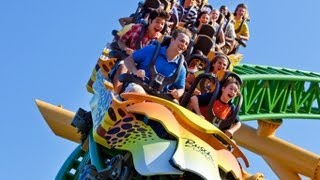 Cheetah Hunt Front Row POV HD  Busch Gardens [upl. by Alimrahs664]