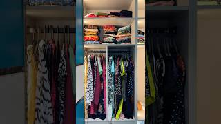 Arranging my wardrobe 👗 minivlog cleaning [upl. by Eibot252]