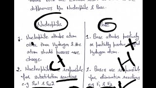 difference between nucleophile and base Difference between Aqueous KOH and Alcoholic KOH [upl. by Llerral]