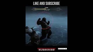 Thor Boss fight Part 4Full God of War Ragnarok playthrough on my yt channel godofwarragnarok fyp [upl. by Etnahsal338]