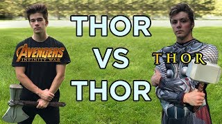 Thor vs Thor Stormbreaker Vs Mjolnir [upl. by Teiluj358]