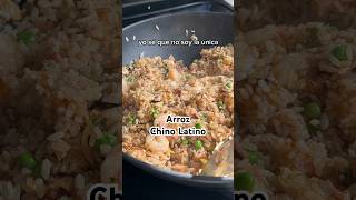 Receta de arroz frito  Arroz Chino Latino receta [upl. by Selway18]