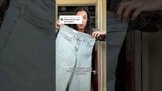 i got these stretchy comfy light wash jeans on Tik Tok shop [upl. by Gnouc868]