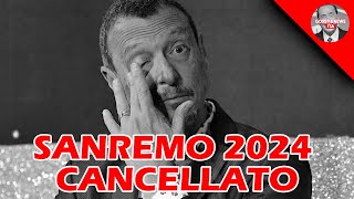 SANREMO 2024 RISCHIA DI ESSERE CANCELLATO TUTTI I RETROSCENA SVELATI DA FONTI INTERNE [upl. by Posehn]