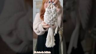 Bolso de mano de macramé [upl. by Eneres]