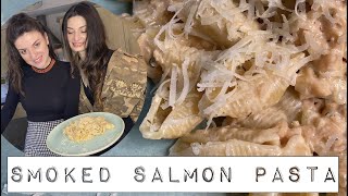 Smoked SALMON PASTA  15 minutes recipe [upl. by Ernesto78]