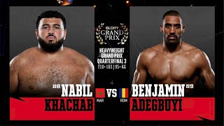 Nabil Khachab v Benjamin Adegbuyi  GLORY Heavyweight Grand Prix 2024 [upl. by Nadiya]