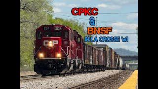 Railfanning the BNSF amp CPKC in La Crosse WI [upl. by Coletta]