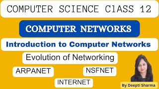 Introduction to Computer Networks  Evolution of Networking  ARPANET  NSFNET  INTERNET  Class 12 [upl. by Eerac]