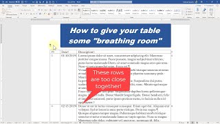 Resetting table cell margins and text alignment in Microsoft Word [upl. by Jean-Claude]