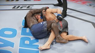 UFC 3 GOAT Career Mode  The DArce Caught a Kick EA Sports UFC 3 Gameplay PS4 [upl. by Ahsieki]