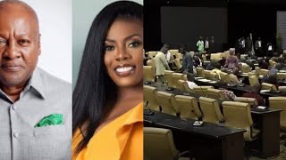 Breaking NDC NPP MPs occupy majority seats in parliament Nana Aba praises Mahama over circle in [upl. by Cyndi394]