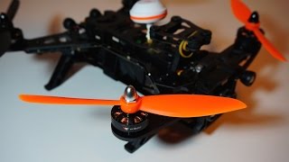 Walkera Runner 250 FPV Racer RTF  Gemfan 6045 Props with EMAX MT2204 MT2206 Nuts [upl. by Anaitat]