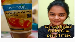 quotEveryuth Natural Golden Glow peel off maskquot 4 weeks challange Shocking resultquot [upl. by Auliffe]